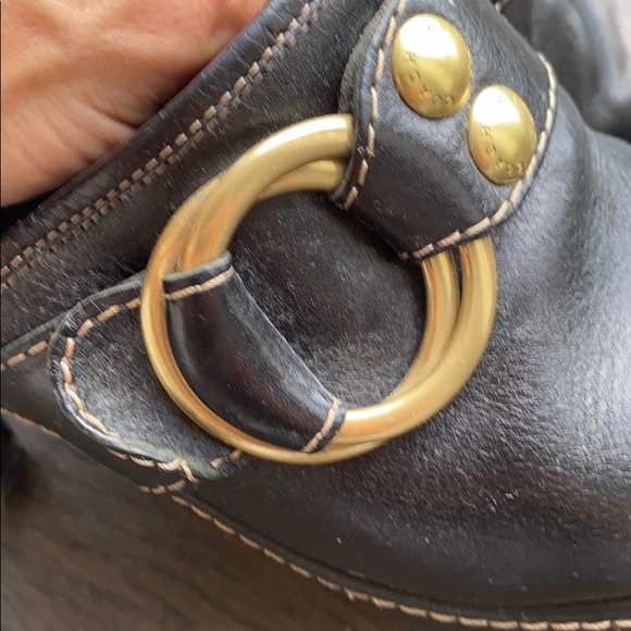 Coach leather mules with gold hardware - Picture 8 of 8